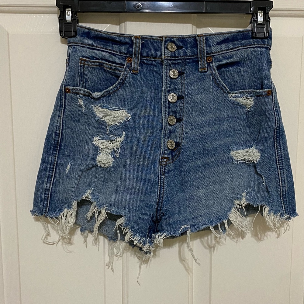 Acrombie & Fitch High Rise Mom Short